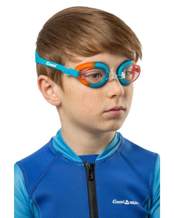 Gafas de Natación Cressi Starfish Naranja/Azul | Cómodas y Seguras para Niños de 4 a 8 Años - Image 6
